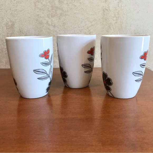 THREE Corelle Mandarin Flower Mugs - Picture 2 of 8